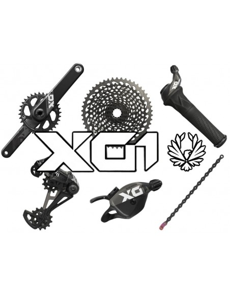 Gruppo SRAM X01 Eagle Black 12 velocita'