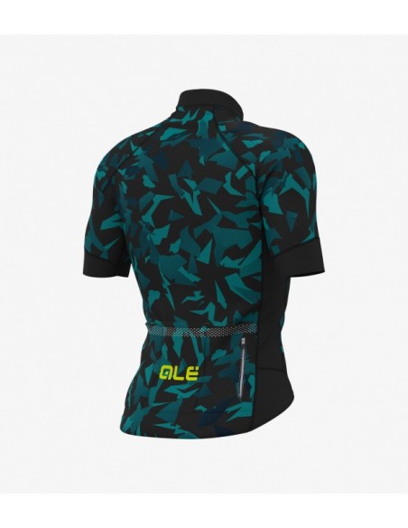 Maglia ciclismo ALE' GRAPHICS PRR STRADA nero-cyan 2019