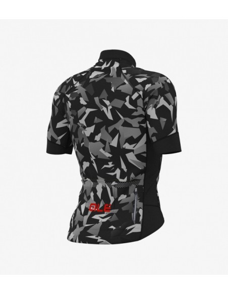 Maglia ciclismo ALE' GRAPHICS PRR GLASS nero grigio 2019