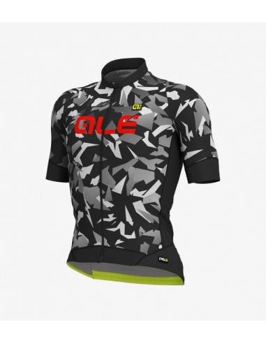 Maglia ciclismo ALE' GRAPHICS PRR GLASS nero grigio 2019