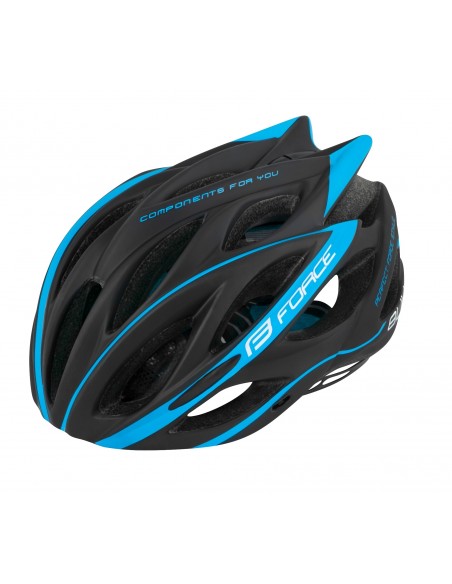 Casco bici MTb e corsa Force Bull blu 2020