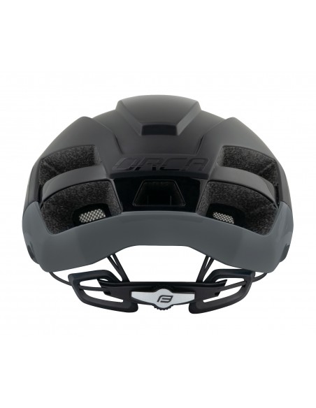 Casco bici da strada road Force ORCA nero opaco grigio