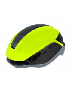 Casco bici da strada road Force ORCA giallo fluo opaco