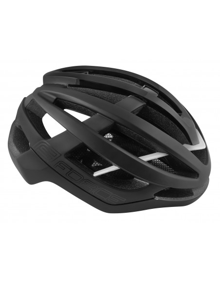 Casco bici da strada road Force lynx nero opaco