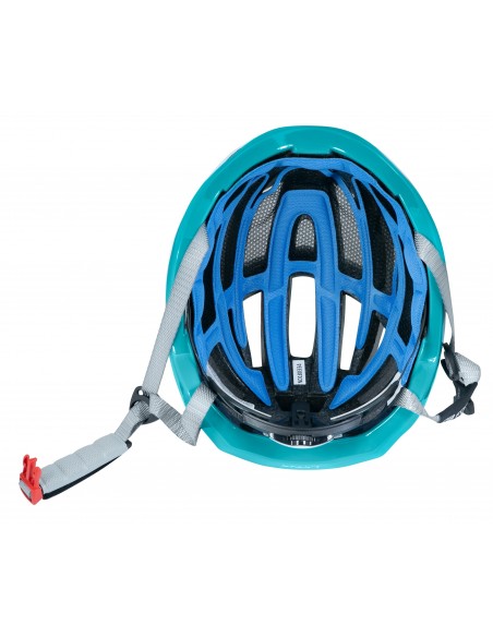 Casco bici da strada road Force lynx bianco turchese