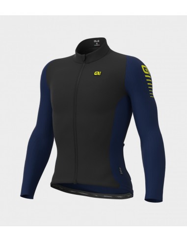 Maglia invernale ciclismo ALE' R-EV1 WARM RACE 2.0 blu 2022