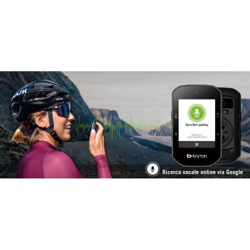 Ciclocomputer GPS bici BRYTON BR S500 T con sensori e fascia