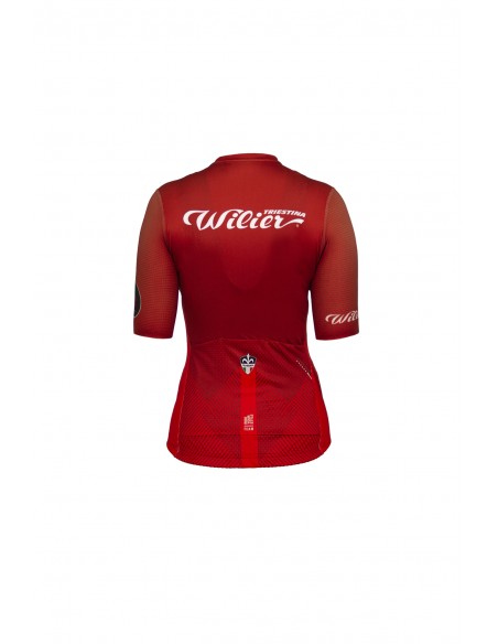 Maglietta jersey GRAVEL donna rossa