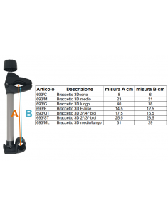 Braccetto 3D per portabici...